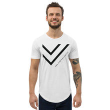 Load image into Gallery viewer, The Virtual Savvy Logo - Men's Curved Hem T-Shirt