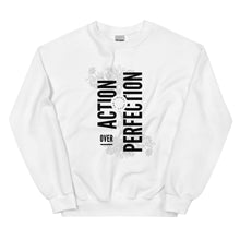 Load image into Gallery viewer, Unisex Sweatshirt - Action Over Perfection