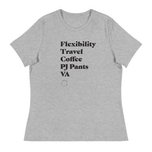 Load image into Gallery viewer, Flexibility VA Women's Relaxed T-Shirt - FS