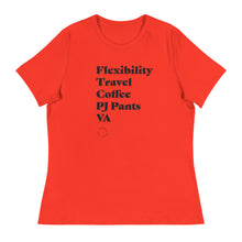 Load image into Gallery viewer, Flexibility VA Women's Relaxed T-Shirt - FS