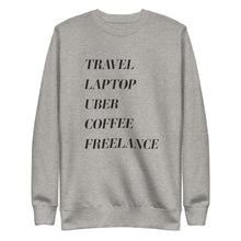 Load image into Gallery viewer, &quot;Travel Laptop...&quot; - Unisex Fleece Pullover
